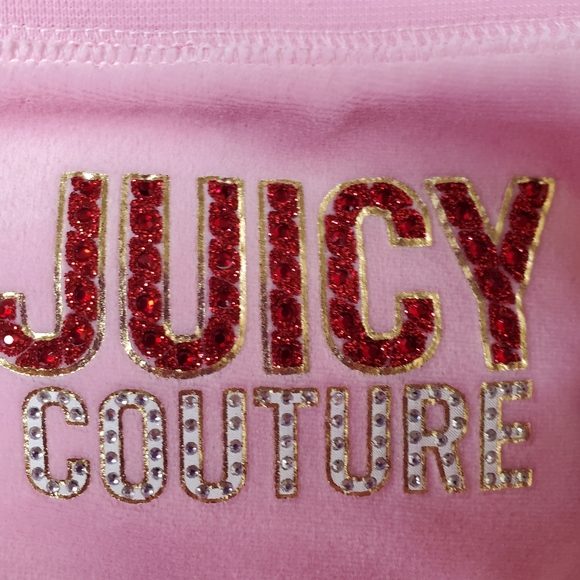Juicy Couture Pink Velour Tracksuit Jogger Set - Picture 7 of 8